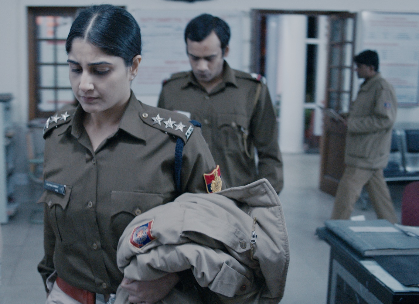 Soni - A Delhi policewoman in contemplation